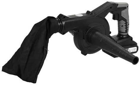 Generic 21V Cordless Leaf Blower, 2 in 1 Blower and Vacuum Cleaner with Infinite Speed Control, for Patio Yard Sidewalk Car Garage Garden (Black #-1)