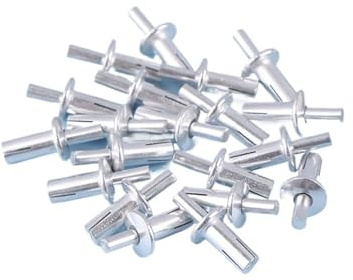 Hammerantrieb-Nieten 20 stücke Hammer Drive Expansion Aluminium Nagel Kopf Piercing Nieten Gipskartonplatte Hohlwand Expansion Aluminium Nägel Schrauben Befestigen(A3)