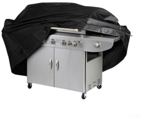 Housse de barbecue 190T pour barbecue extérieur Protégez votre barbecue avec cette housse en tissu Oxford imperméable et anti-poussière (145 x 61 x 117 cm)
