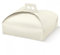 Dalbags - Pz 3 Scatola Porta Torta in Cartone - per Trasportare Dolci, Torte ecc. - Adatto per Torte e Vassoi Rettangolari e Quadrati Formato 50x50 Colore Bianco Generico