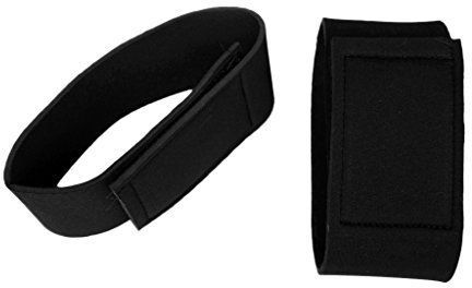 MagiDeal Neopren Hosenband mit Klettverschluss, 2 Stück Hosenklammer Hosenschutz, Fahrrad Hosenklammern, Elastische Hosenschutz Hosenband Klett, Hosenbein Klammern, für Radfahren, Jogging, Wandern