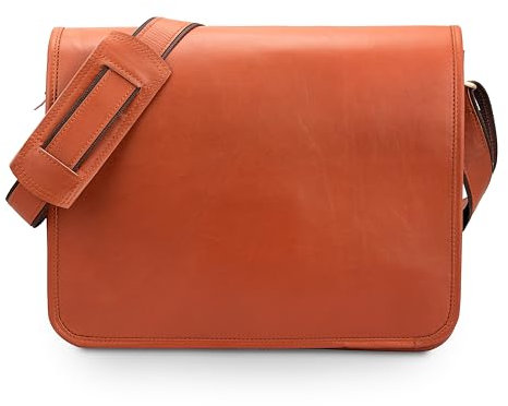 15 inch Urban Leather Executive Business Bag for Men Women Handmade Vintage Brown Laptop Messenger Shoulder Bag Mens Satchel Work Bags