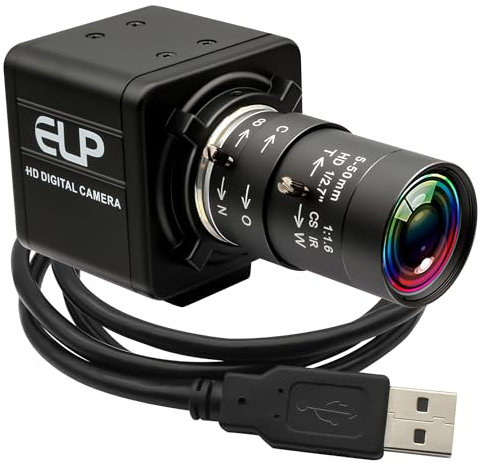 5-50mm Varifocal Lens USB Camera High Definition 2448P Webcam Sony IMX179 USB with Cameras,Indoor Outdoor Webcamera,8 Megapixel Web Cam USB Home Nanny Pet Webcamera usb for Android Linux Windows