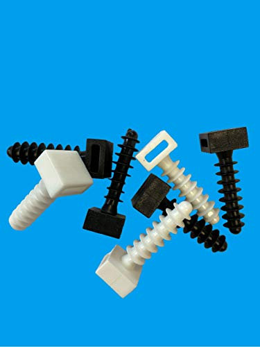Knock in Cable Tie Base Mount 100pcs (Very Stronge) Multi use (UK Made) (Black)
