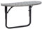 pedkit Balkontisch Klappbar Balkonh?ngetisch Grau 60 x 60 x 50 cm (L x B x H) Klapptisch Balkonm?Bel Tisch H?ngetisch Poly Rattan Stahl
