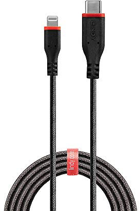 LINDY 31286 - Cavo di ricarica USB tipo C a Lightning, 1 m, certificato MFi