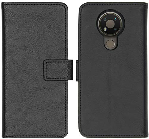 iMoshion Luxuriöse Klapphülle - Geeignet für Nokia 3.4 - Schwarz