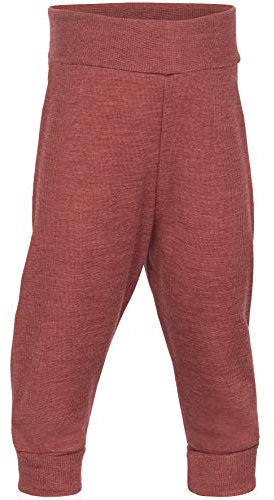 Engel Natur, Baby Bekleidung, Hose breiter Bund, 1 Stück, 70% Wolle, 30% Seide (86-92, Kupfer)