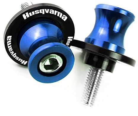 Schwingenschutz Für Husqvarna 701 Supermoto 2016 2017 2018 Motorradschwinge Spulen Schieber Hinten Schwinge Schwinge M10 Standschrauben Paddock (Farbe : Blau)