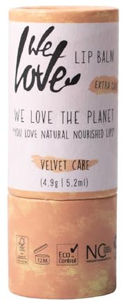 We love the planet Lipbalm Velvet Care, 4,9 g