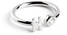 SINGULARU Ring Personalisierter Letter Spark Silber Damenschmuck