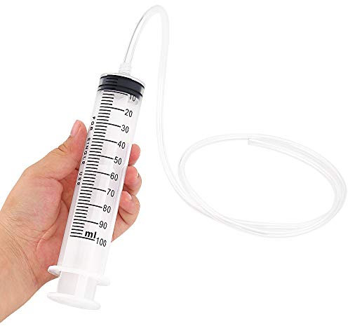 Gufastoe 2pcs 100ml Große Kunststoff-Spritze für Industrielle Nutzung, Wissenschaftliche Laborexperimente