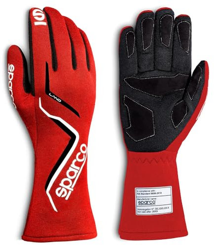 sparco 00136312RS Gants Land 2022 Taille 12 Rouge