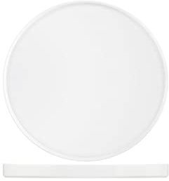 Home Bormioli Rocco Grangusto Altacucina Set 12 Piatti, Opale, 21cm, Bianco