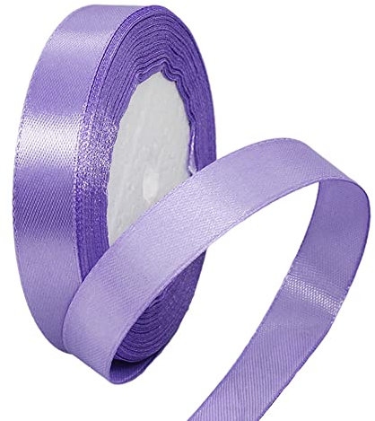 22m Nastro Viola Chiaro 15mm,Nastro Raso Nastrino Bordeaux Nastri Regalo Nastro Satin,Fiocco Nastro per Pacchi Regalo,Artigianato,Bomboniere,Bouquet,Natale,Feste di Compleanno Matrimoni Decorazioni