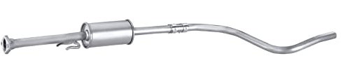 HELLA 8LB 366 020-581 Vorschalldämpfer - Easy2Fit Kit - vorne - dreiteilig - Set mit Anbauteilen