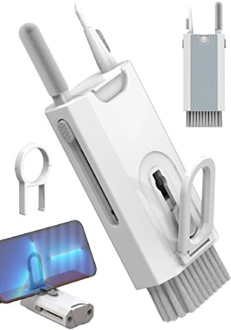 Laptop-Tastatur, Airpod-Reiniger-Set für iPod, iPad, MacBook, Tablet, Computer, Airpods Pro, Ohrhörer, Reinigungswerkzeug, Handy-Ständer für Büroschreibtisch (8-in-1)