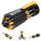 8 in 1 Screwdriver with Flashlight, Multi Functional 8 in 1 Screwdrivers Tool Set with Worklight for Household, Auto