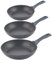 Salter COMBO-9231 Marino Frying Pan Set – 3 Piece Non-Stick Cookware, Induction Suitable, PFOA-Free Forged Aluminium, Use Little/No Oil, Omelette/Pancake Healthy Cooking, Soft-Touch Handle, 24/28/30cm