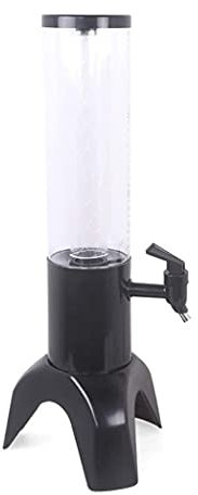 UNbit Bierturmspender, Getränkespender Bierzapfanlage mit Kühler Home Bar Zubehör Bierturm Getränkespender for Partys und Spieltage 1,5L