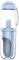 WOONEKY Bouteille Eau pour Chien Et Chat Gourde Portable pour Animaux De Compagnie Distributeur Eau Pratique pour Extérieur Design pour Confort Optimal