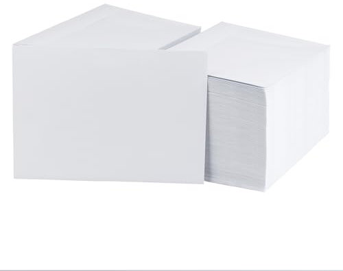 500 Briefumschläge - C5 Kuvert ohne Fenster - 162x229 mm - weiße Papierumschläge - selbstklebend - Umschlag für Rechnungen, Briefe, Hochzeit, Grußkarten, Einladungen