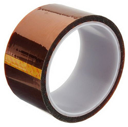 Generisch Hitzebeständiges Polyimid-Klebeband, 33m Länge, 5/10/20/30/50mm Breite, für 3D-Drucker, Löten, Maskierung (50 mm)