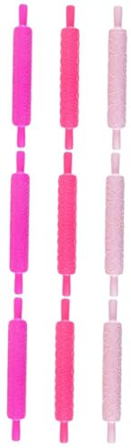 Garneck 3 Set Di Rulli Per Pizza in Plastica Goffrata Senza Manici Per Biscotti Biscotti Pasta 3 Pezzi*3