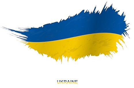 2 x Aufkleber Flagge Ukraine 8 x 5 cm Sticker Carsticker Autoaufkleber Flagge Fahne