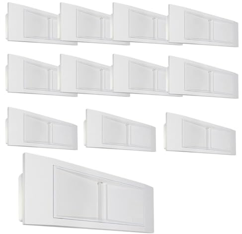 Beghelli Stile Lampada Emergenza LED Incasso Bianco 1499L Ricaricabile11Watt 6H IP40 Pezzi 12