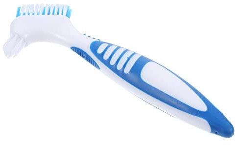 NOLITOY Brosse Double Face pour Nettoyage Carapace De Tortue Aquatique Tête Multifonction pour Éliminer Boue Et Salissures Outil Personnel Polyvalent pour Soins Tortues Et Prothèses Dentai