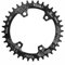 LKfjnhePF Platos para Bicicletas Plato Redondo Ovalado 96BCD MTB montaña BCD 96 Bicicleta 30T 32T 34T 36T 38T Piezas de Placa de Dientes de bielas Plato Ancho Estrecho(Black 30T Round)
