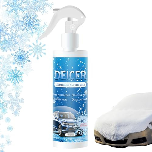 SEMINISMAR Dégivrant Pare Brise,Degivrant Vitre Voiture,Spray Dégivrant Voiture,Le Dégivreur Voiture Peut Être Utilisé sur Les Pare-Brise,250ML