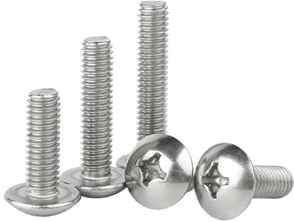 (A2-70) Bullone a croce tonda grande a testa piatta Braguero in acciaio inossidabile 304 M2 M2,5 M3 M4 M5 M6 M8 lunghezza 3~80 mm(4mm)