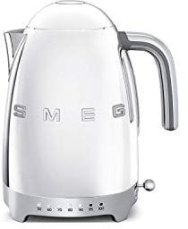 Jug Kettle, LED Display, 7 Temperature Settings, Acoustic Alarm, 3KW, 1.7L, Stainless Steel