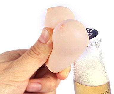 ZIMAIC Flaschenöffner, Sexy Brust formentwurf Neuheit Kreative Bieröffner Schlüsselanhänger Party Geschenke