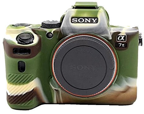 Market&YCY Custodia protettiva in silicone per fotocamera protettiva della fotocamera professionale, Per Sony A7II/A7SII/A7RII - Camuffamento