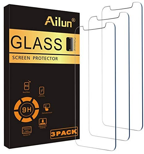 Ailun Glass Screen Protector for iPhone 11/iPhone XR, 6.1 Inch 3 Pack Case Friendly Tempered Glass
