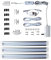 LAMPAOUS Led Kabinett Lampen Dimmbare Warmweiss Unterbauleuchten Schrankbeleuchtung Vitrineleuchten Küchenlampen 42 SMD 3er Pack 12 Watt 12V DC