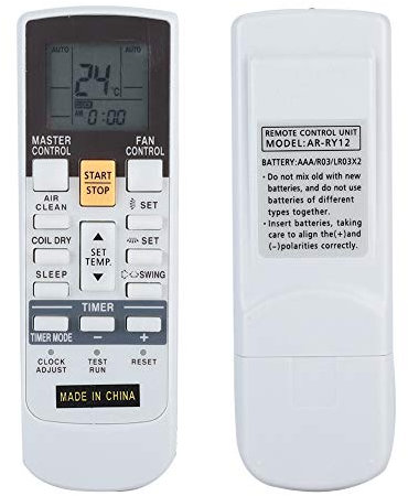 Reemplazo de Control Remoto de Aire Acondicionado para Fujitsu AR-RY12 AR-RY13
