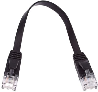 chenyang Cat6 RJ45 Cavo di rete UTP Ethernet piatto ultra sottile Cavo patch a doppino intrecciato per router portatile 0,2 M