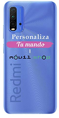 Movilshop Personaliza tu Funda [Xiaomi Redmi 9 Power] de Silicona Flexible Transparente Carcasa Case Cover de Gel TPU para Smartphone