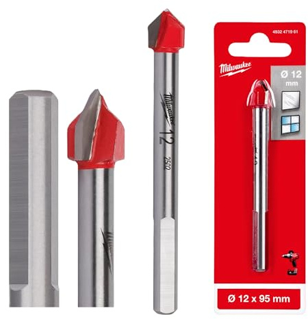 Milwaukee Glass & Tile Drill Bit Diameter 12 mm