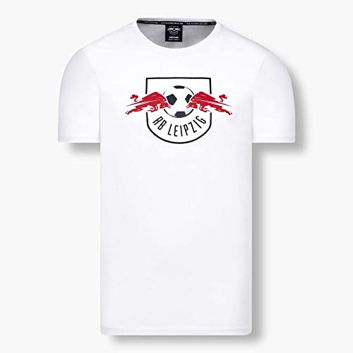 Club T-Shirt - Logo weiß - RB Leipzig RBL Shirt div. Größen - Plus Aufkleber Wir lieben Fußball Größe S