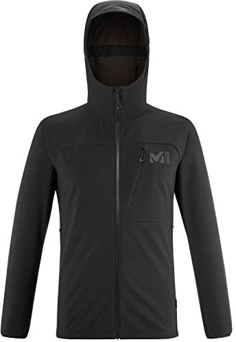MILLET Homme Magma Shield Hoodie M Veste Softshell, Noir, S EU