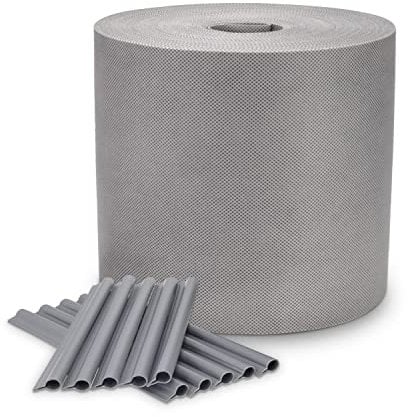 Cover It Gris Occultant Cloture 19x48cm - Brise Vue Jardin - Brise Vue Grillage Rigide - Lamelles Occultation - Différentes Tailles et Couleurs Brise Vue Occultant