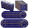 BlinBlin Ramadan Eid Mubarak Vaisselle de Fête, Assiettes de Vaisselle à Thème du Festival du Ramadan, Tasses, Serviettes de Table, Fournitures de fête pour 16 Invités