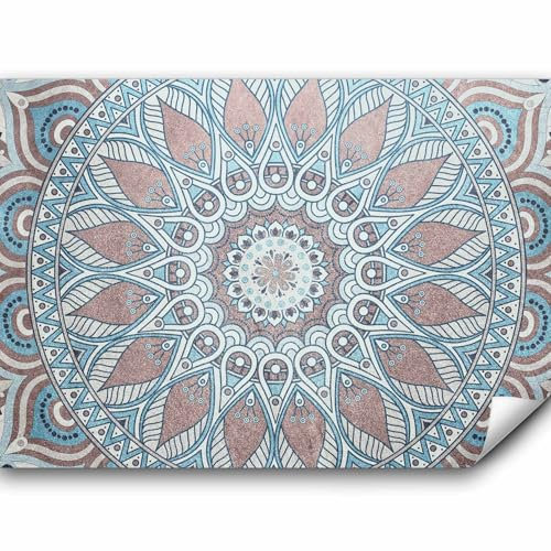 murando - Fototapete Premium-Vlies Mandala 350x256cm - Foto Tapete Wohnzimmer Moderne Vliestapete XXL Wandtapete Motivtapeten Bildtapete 3d Effekt Wand Dekoration Flur Orient Ornament f-A-0670-a-a