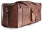 KPL Reisetasche aus Leder, groß, quadratisch, für Reisen, Fitnessstudio, Sport, Übernachtung, Wochenender, für Damen und Herren, braun, 116, Reisetasche, Tragetasche, Fitnessstudio, Sport, Wochenender