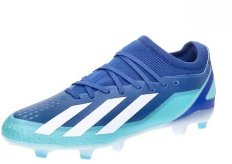 Adidas Unisex X Crazyfast.3 Fg Football Shoes (Firm Ground), Bright Royal/FTWR White/Solar Red, 46 2/3 EU